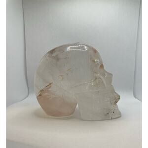 Large Clear Quartz Crystal Skull
